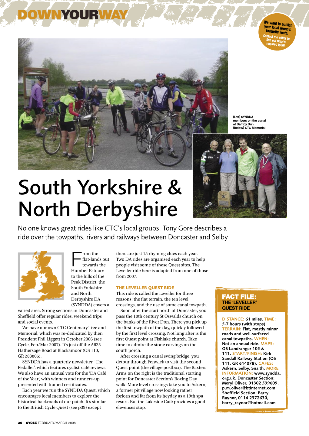 South Yorkshire & North Derbyshire