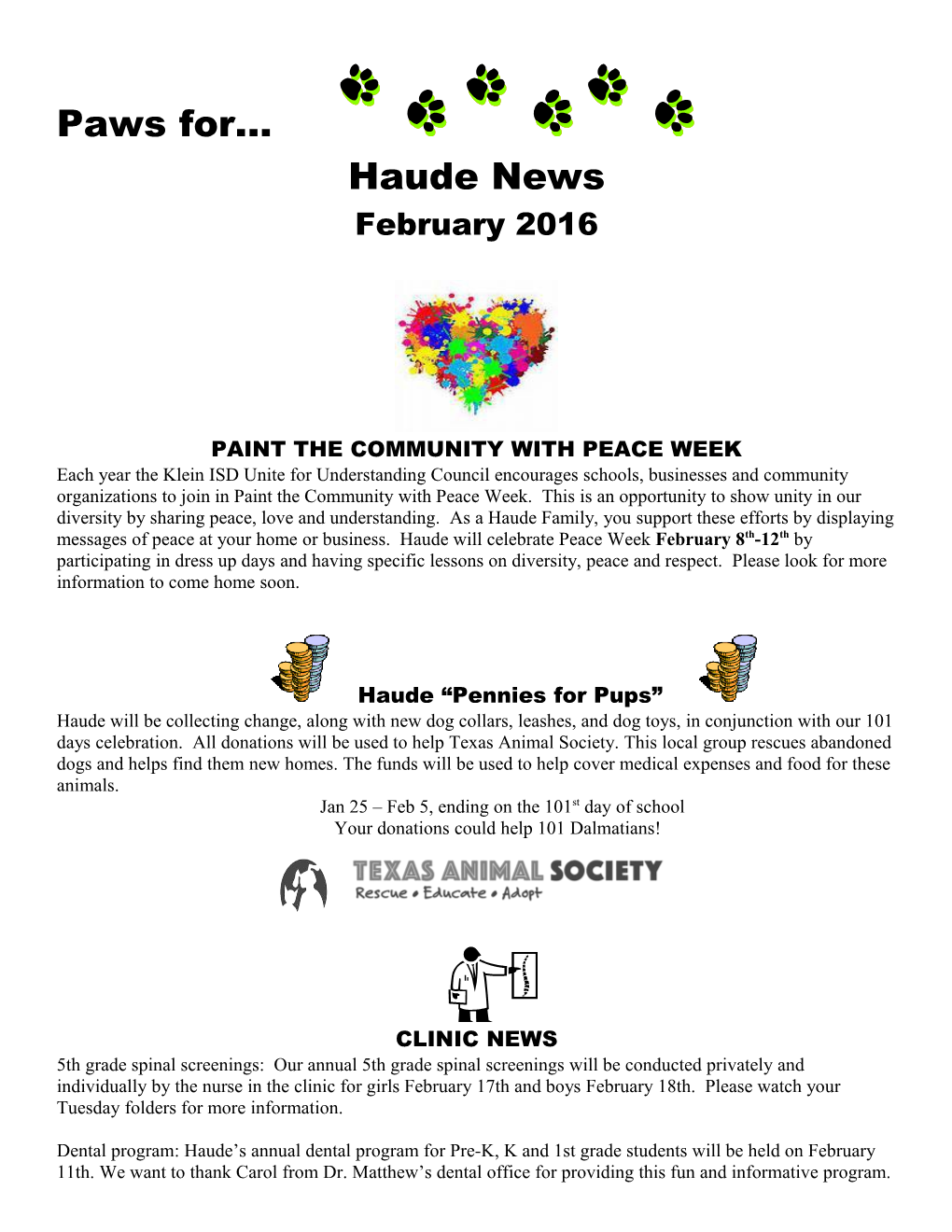 Paint the Community with Peace Week