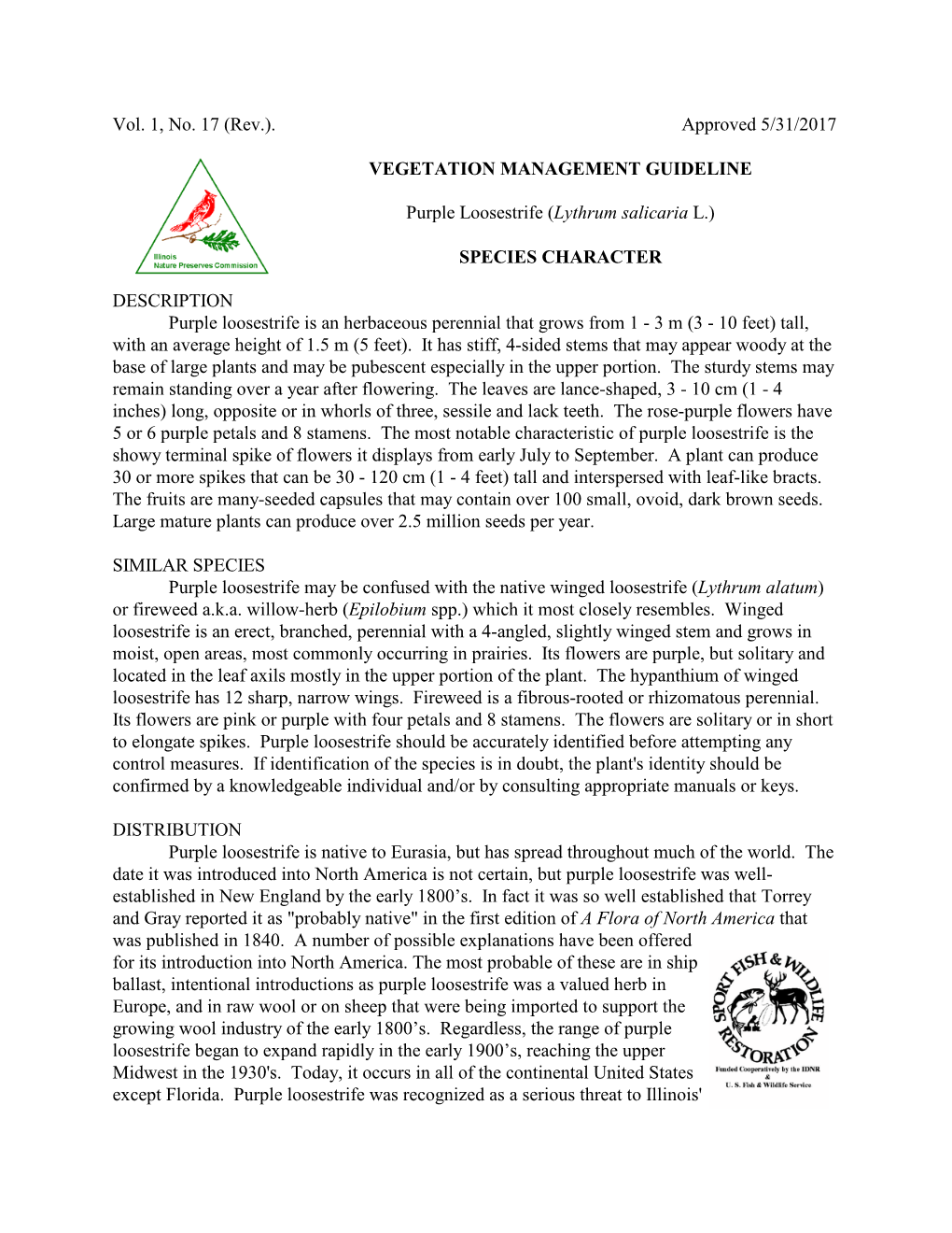VMG Purple Loosestrife Revised 2017