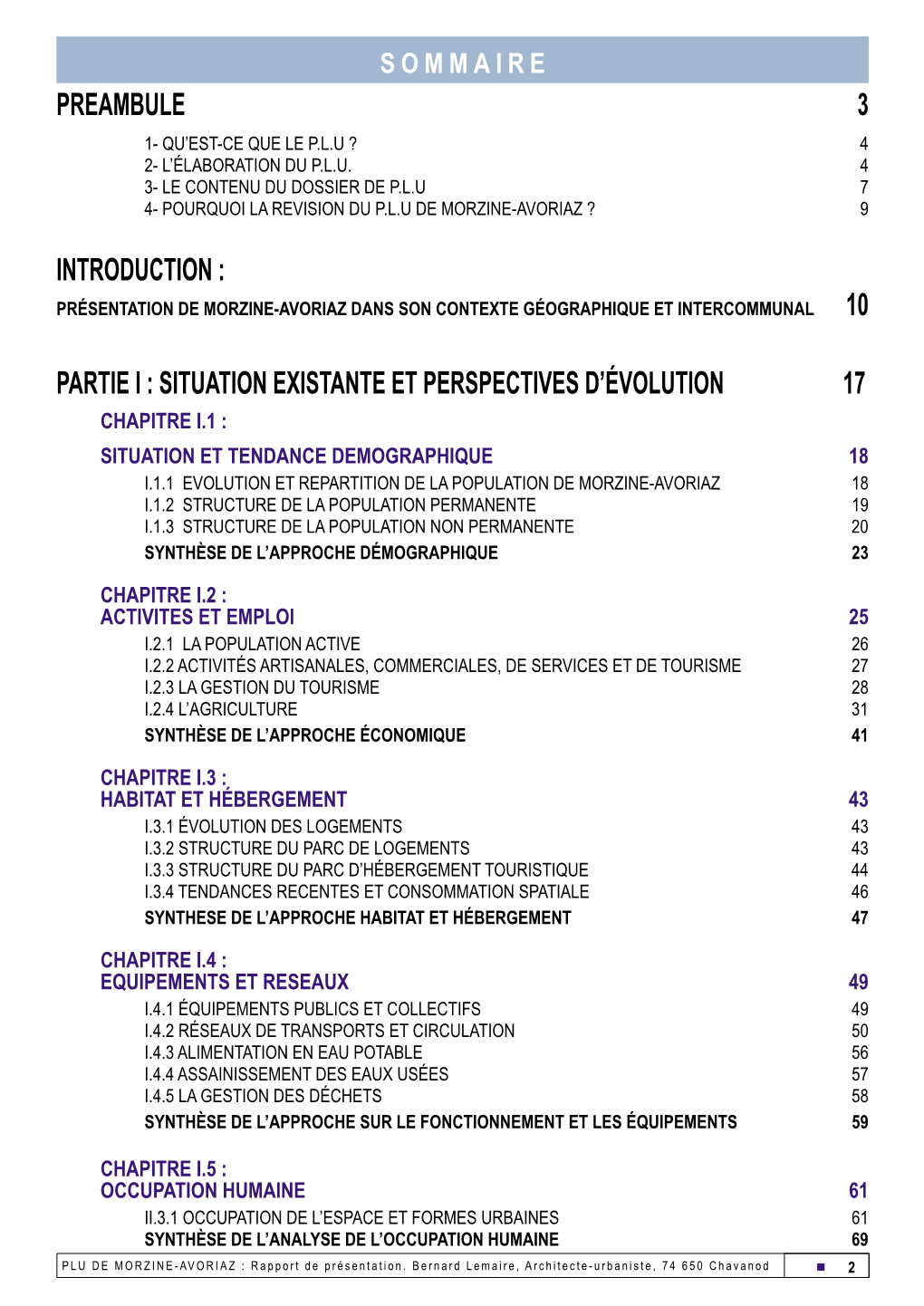 Mo-Rapport De Présentation