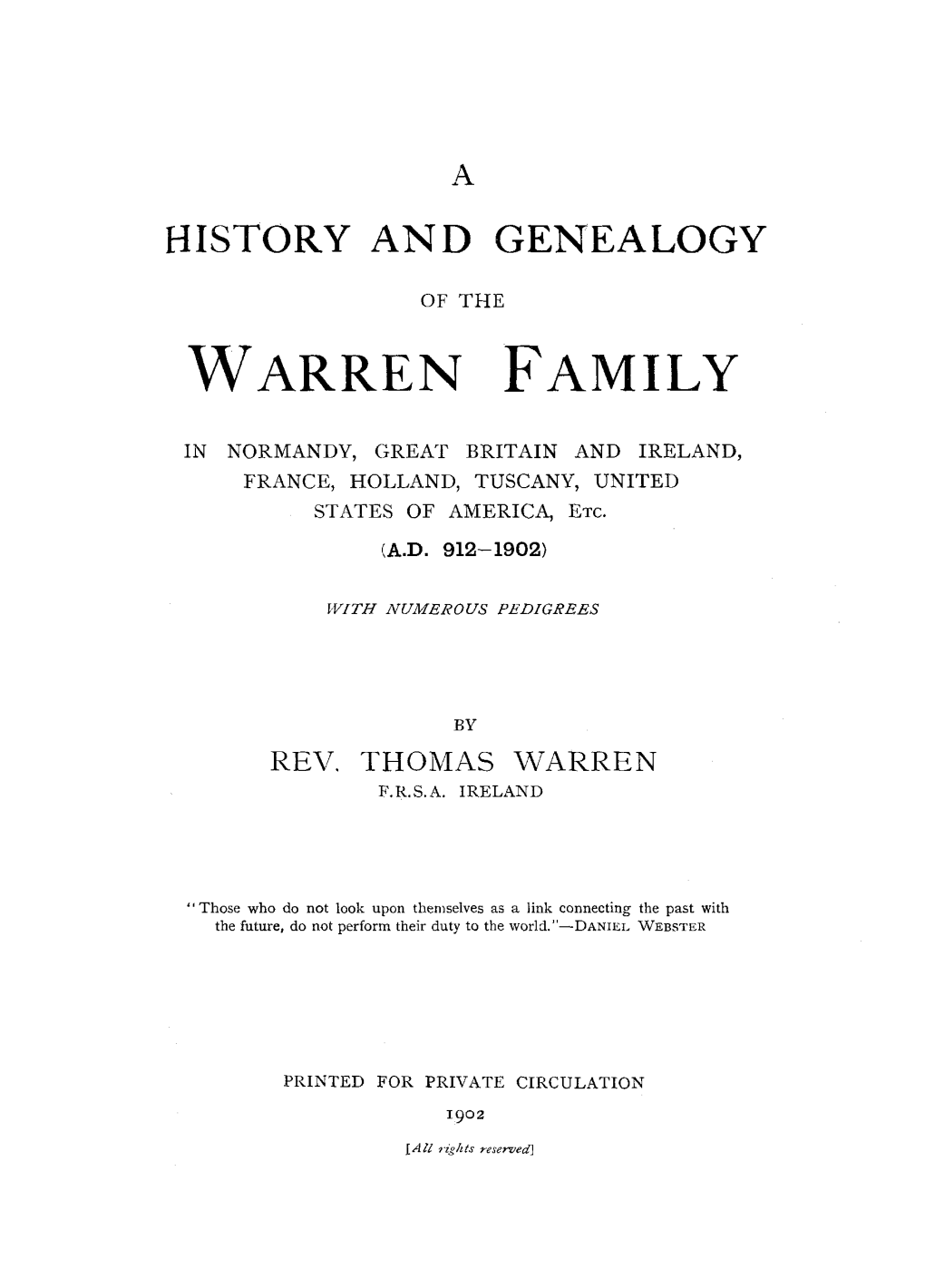 Warren Family