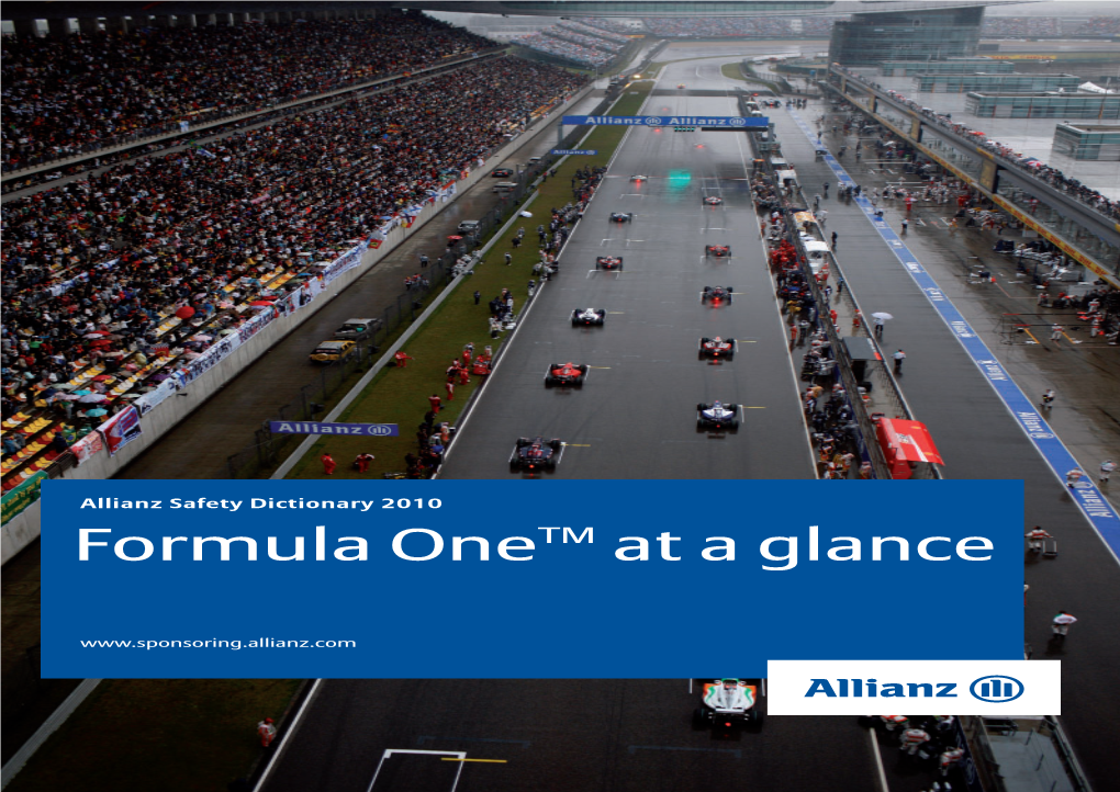 Formula Onetm at a Glance