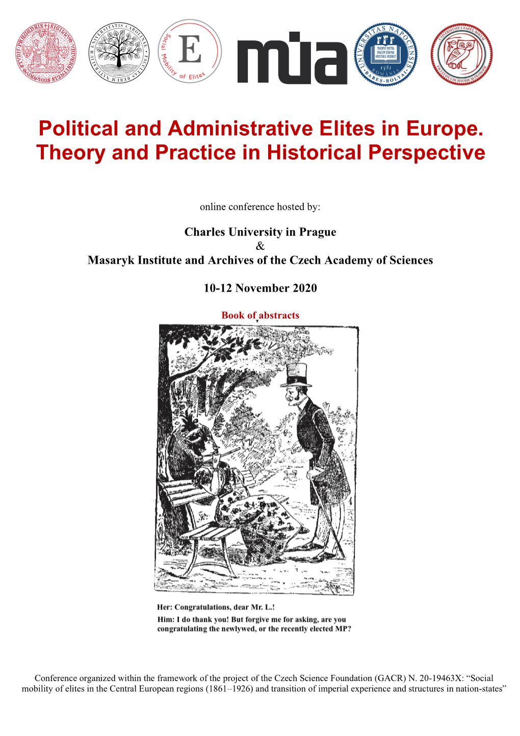 Political and Administrative Elites in Europe. Theory and Practice in Historical Perspective