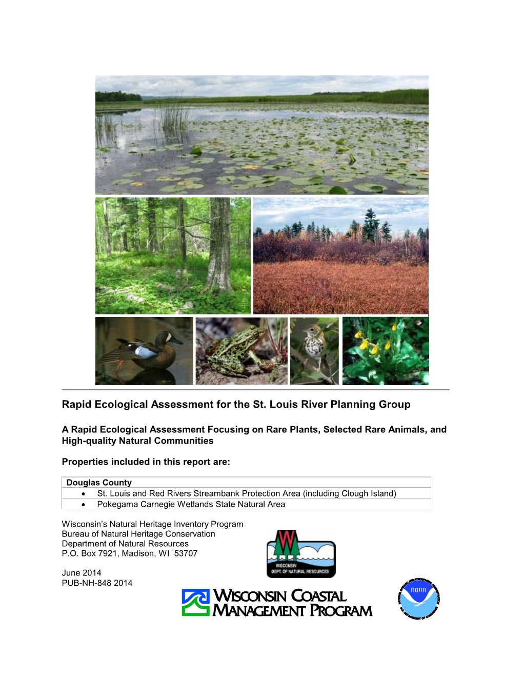 Rapid Ecological Assessment for the St. Louis Planning Group