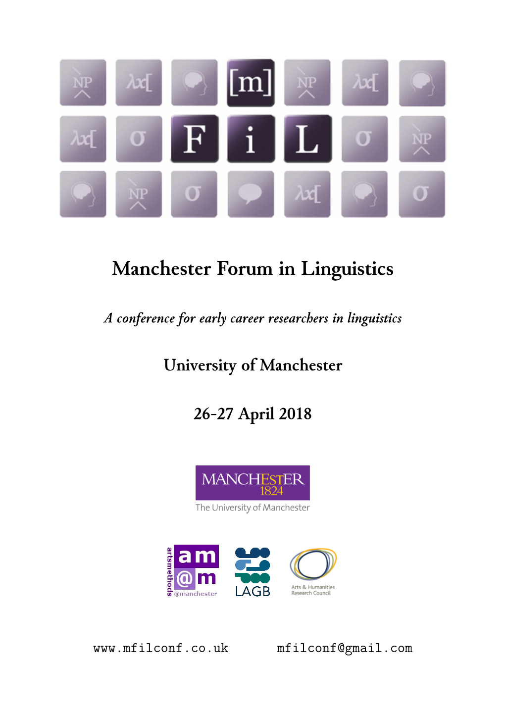 Manchester Forum in Linguistics 2018
