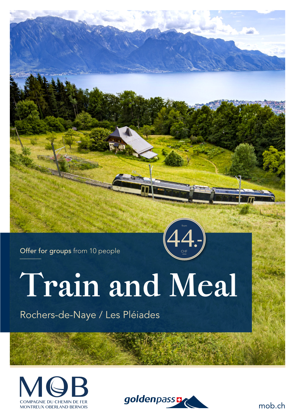 “Train and Meal” Flyer