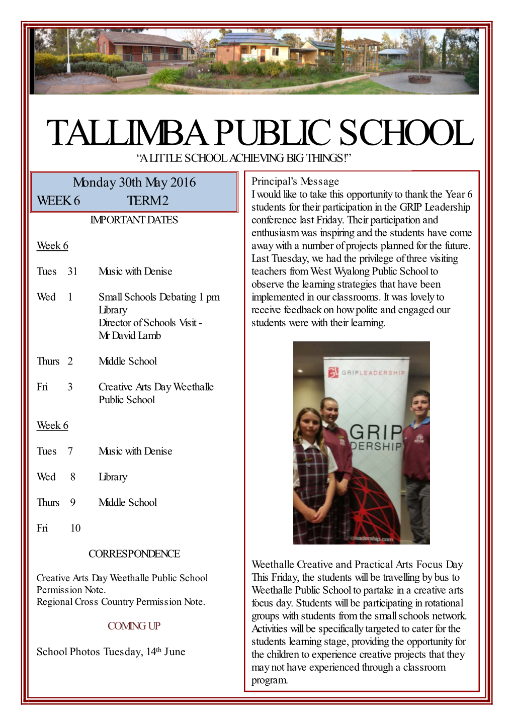 Tallimba Public School