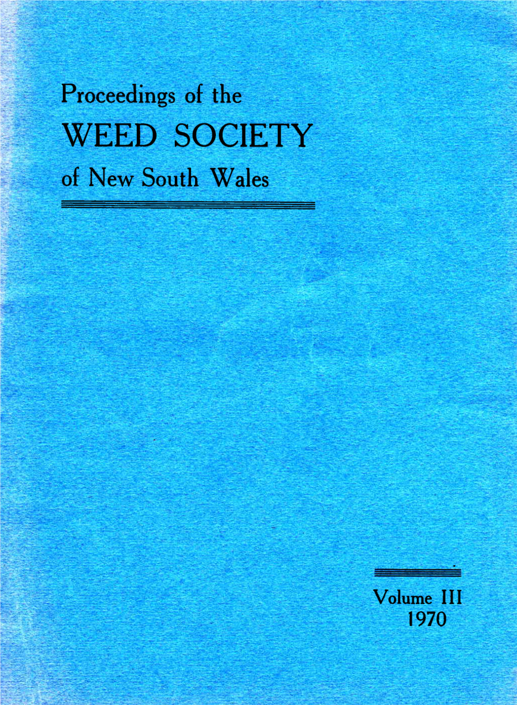 NSW Weed Society