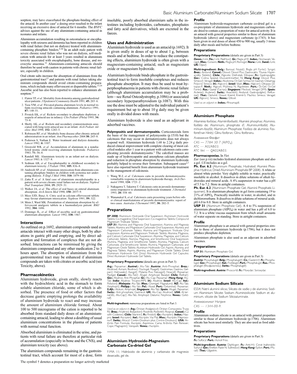 Basic Aluminium Carbonate/Aluminium Sodium