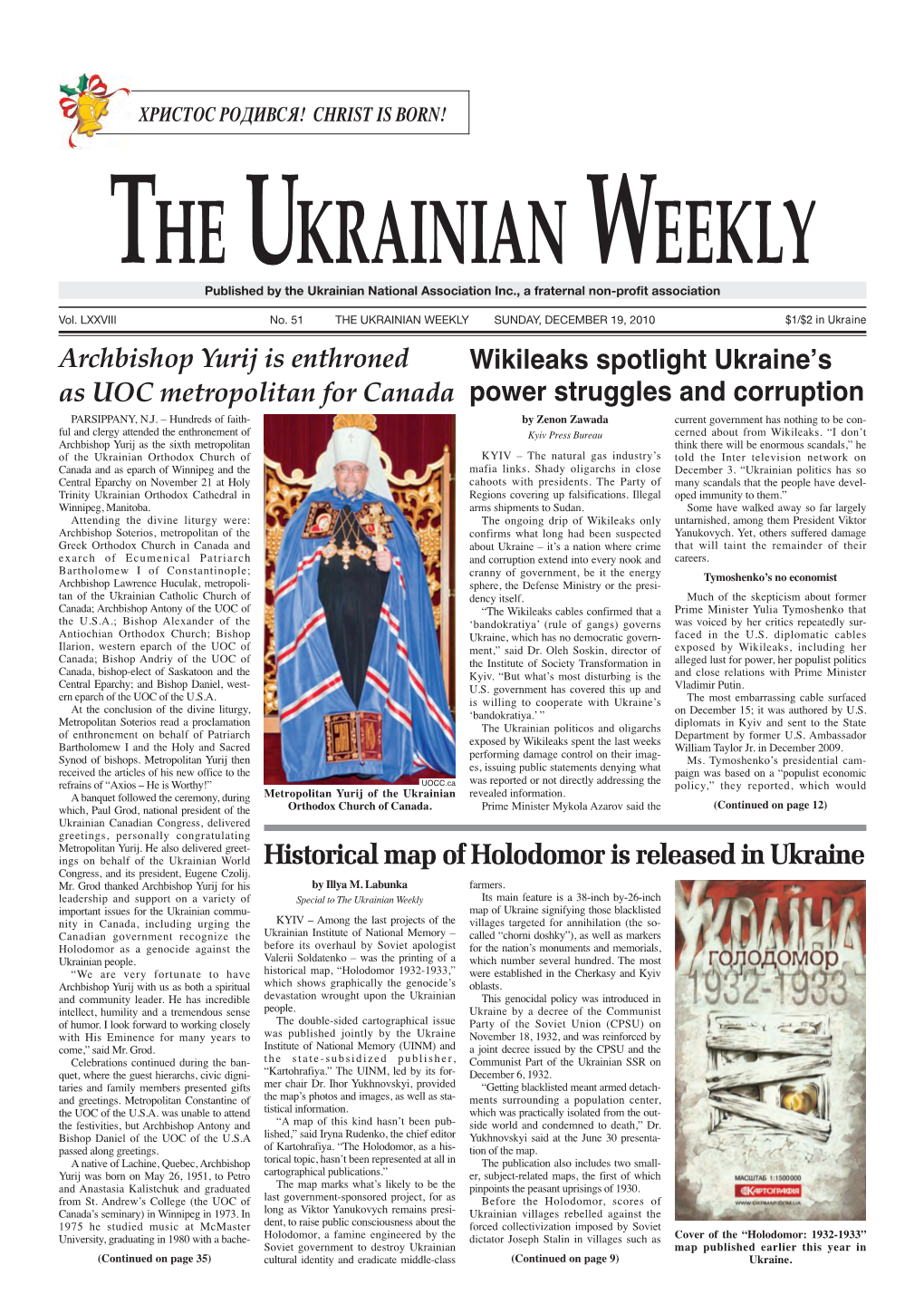 The Ukrainian Weekly 2010, No.51