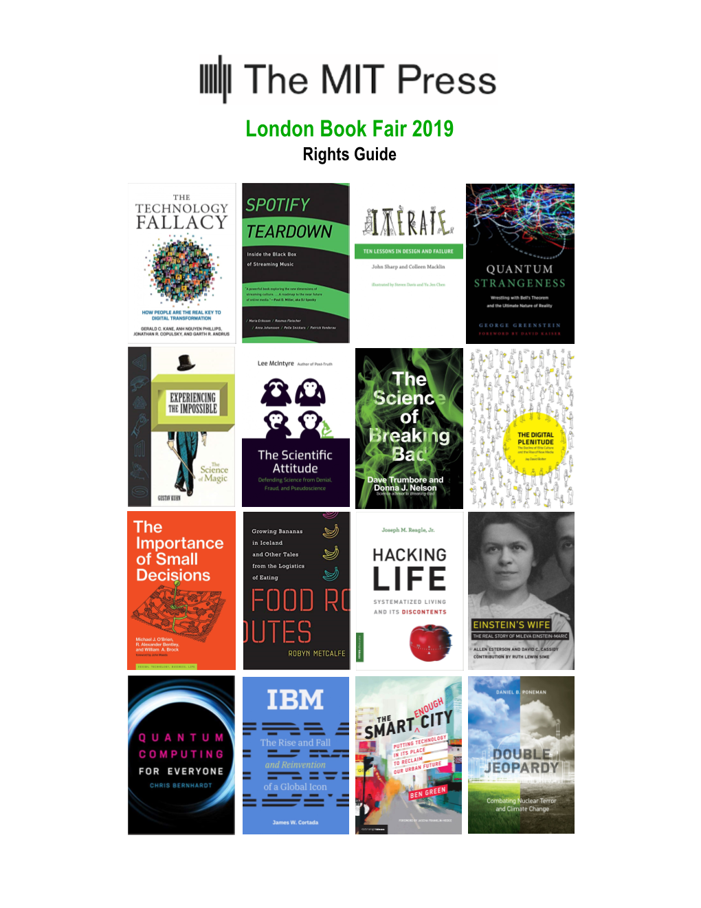 London Book Fair 2019 Rights Guide