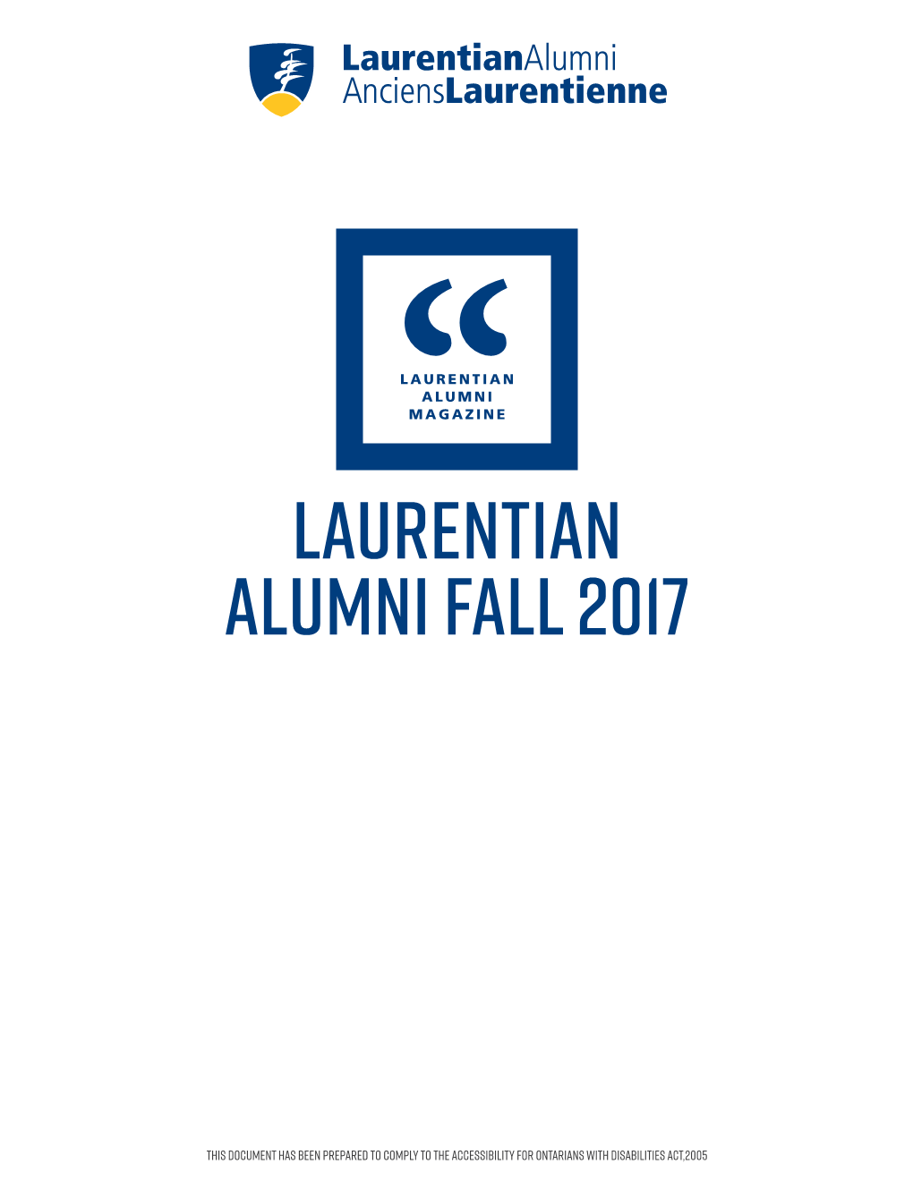 Laurentian Alumni Fall 2017