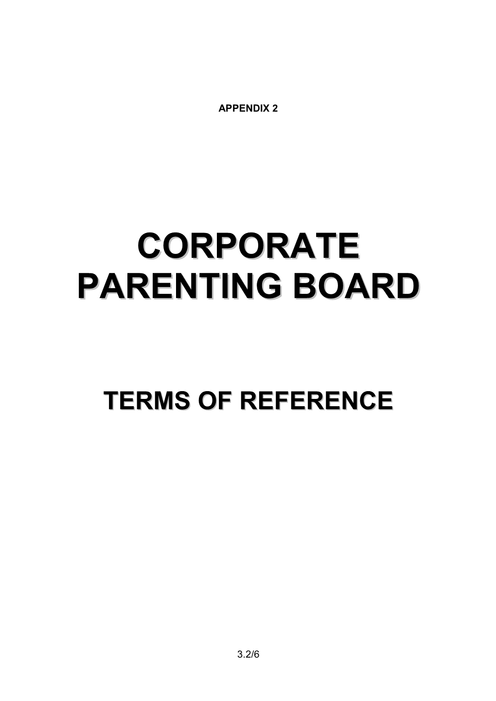 Corporate Parenting Board