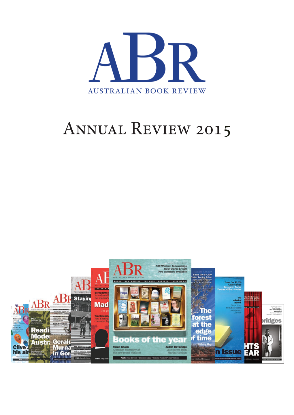 Annual Review 2015 AUSTRALIAN BOOK REVIEW