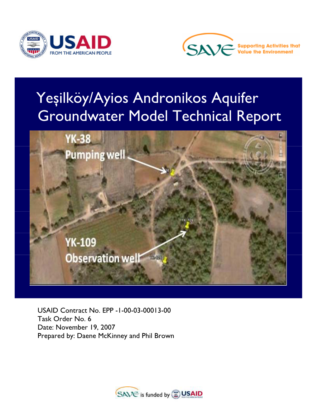 Yeşilköy/Ayios Andronikos Aquifer Groundwater Model Technical Report