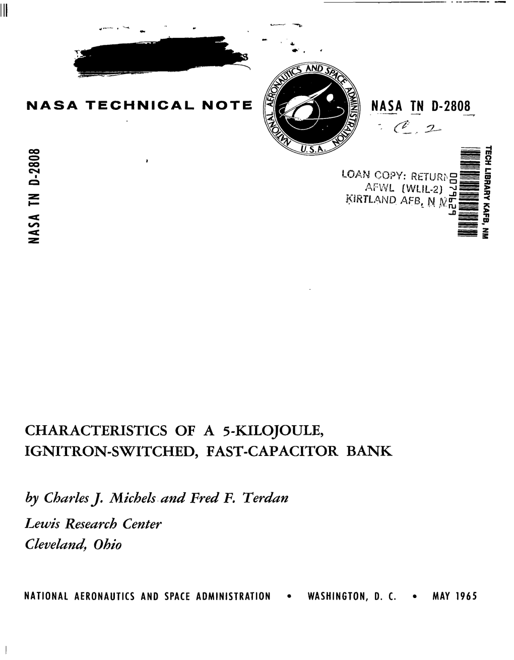 Characteristics of a 5-Kilojoule, Ignitron-Switched, Fast-Capacitor Bank