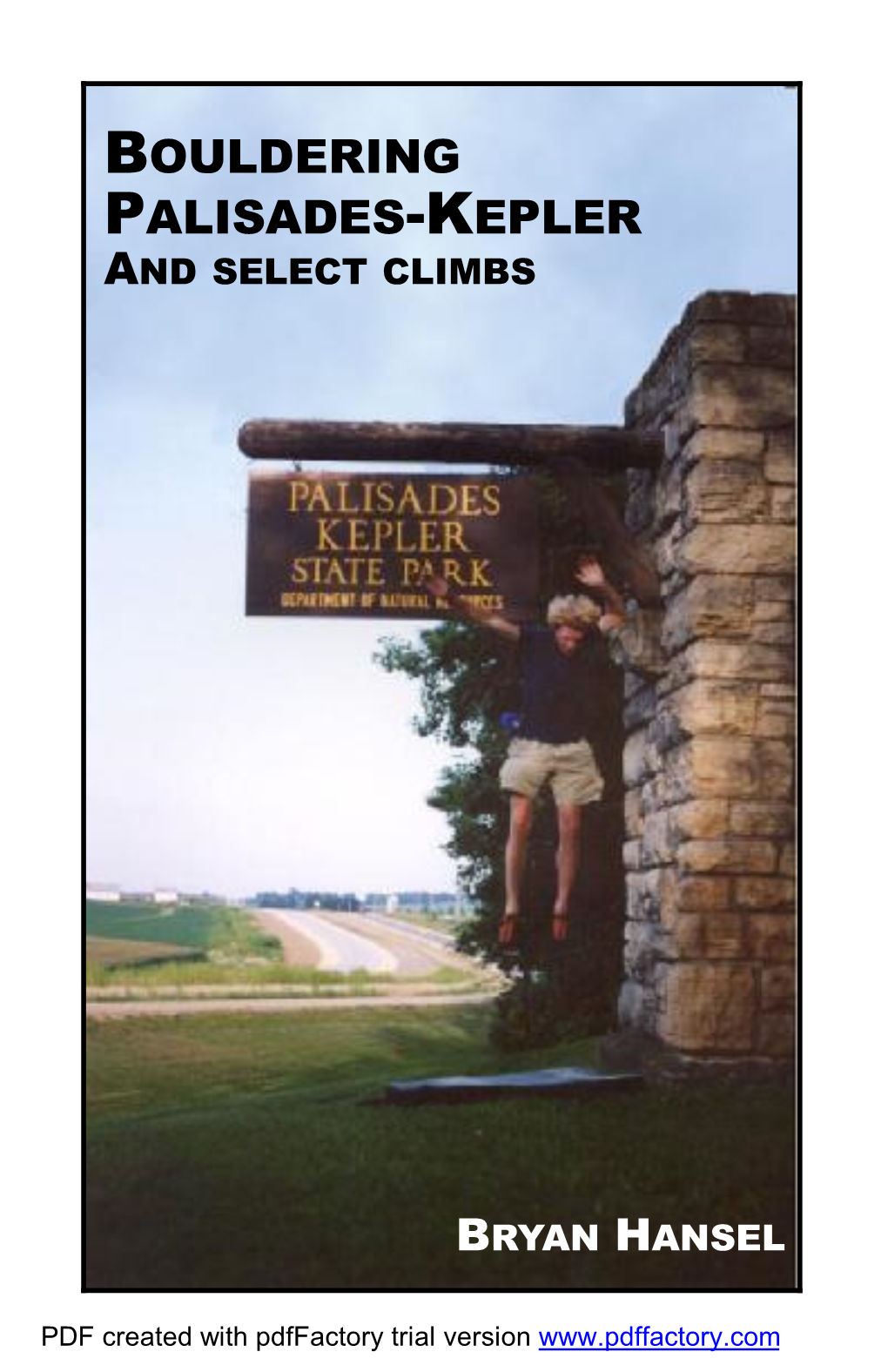 Palisades Kepler Bouldering Guide Book V0.4