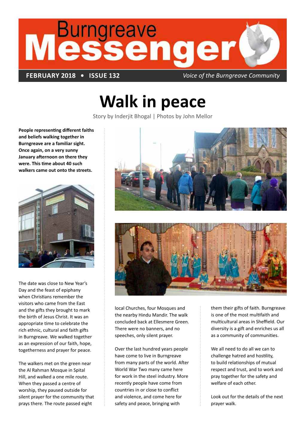 Walk in Peace Story by Inderjit Bhogal | Photos by John Mellor