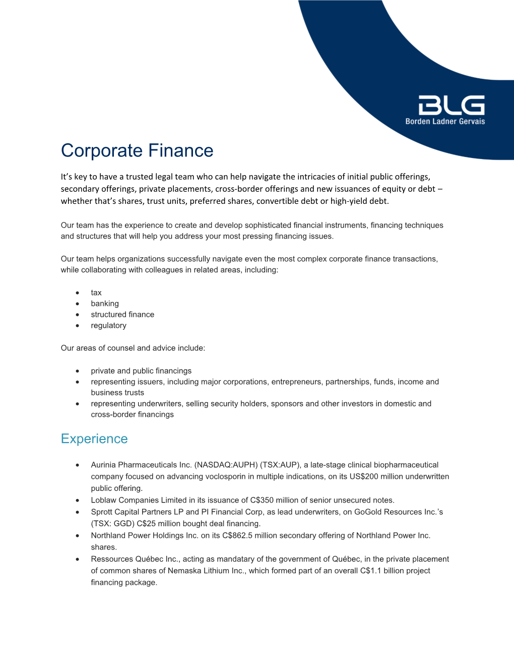 BLG | Canada’S Law Firm