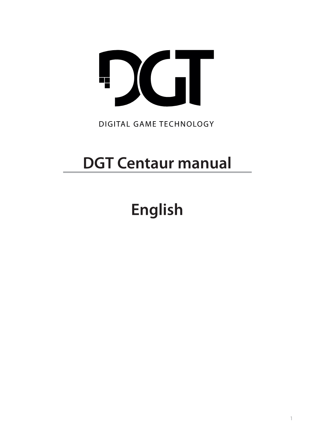 DGT Centaur Manual English