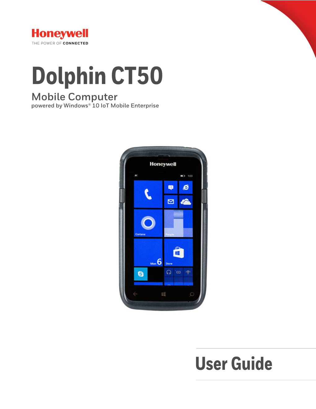 Dolphin CT50 Mobile Computer Powered by Windows® 10 Iot Mobile Enterprise