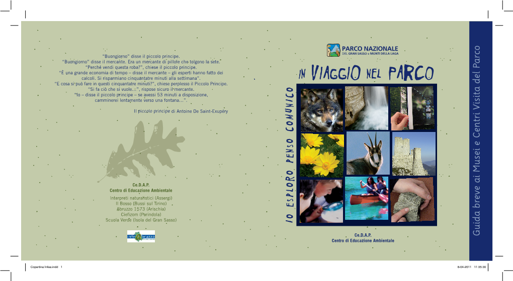 IN VIAGGIO NEL PARCO Pescara Guida Breve Ai Musei E Centri Visita Del Parco Museo Del Camoscio Rieti L'aquila