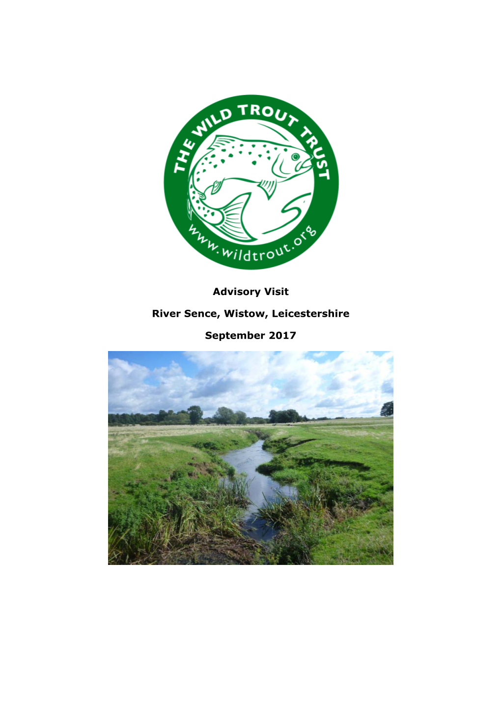 Advisory Visit River Sence, Wistow, Leicestershire September 2017