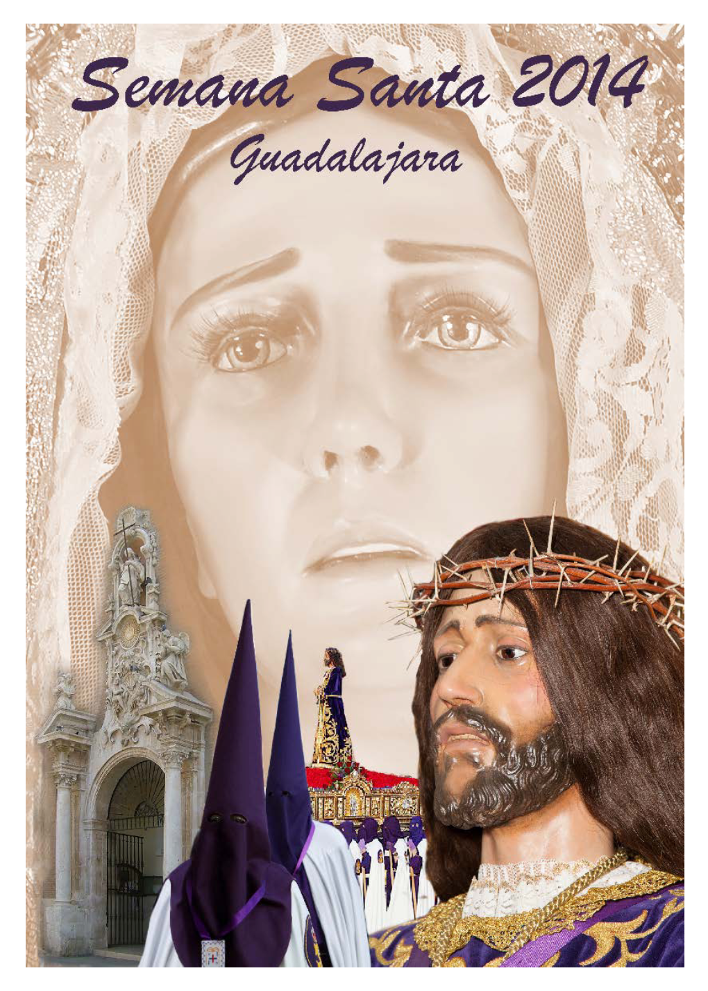 Cofradía Del Cristo Yacente Del Santo Sepulcro, Con Su Ima- Gen Titular Y La Cruz Desnuda De Jerusalén