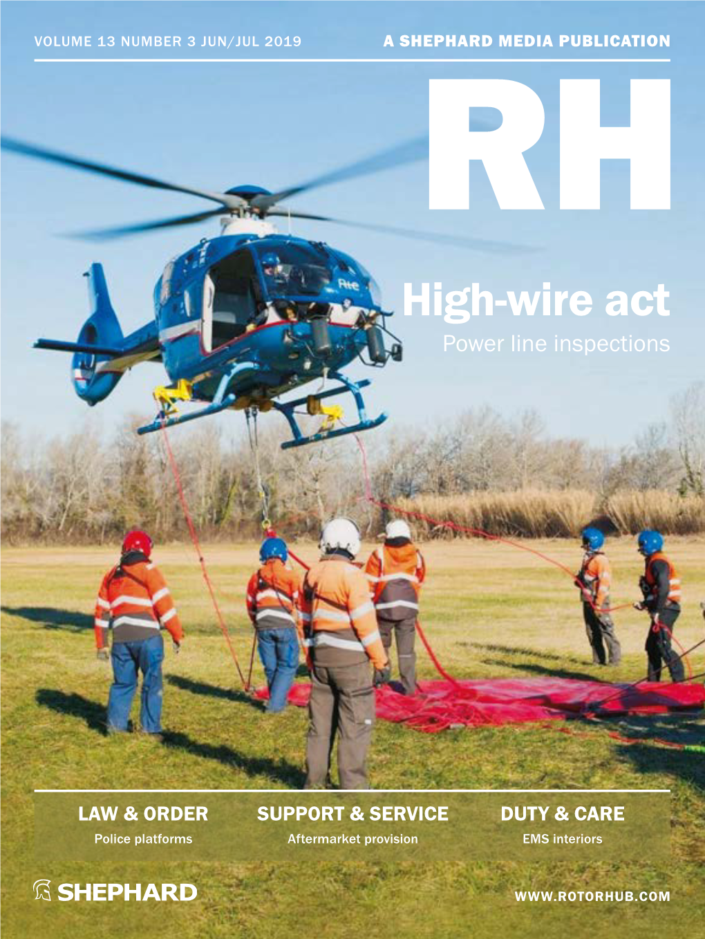 High-Wire Act Power Line Inspections