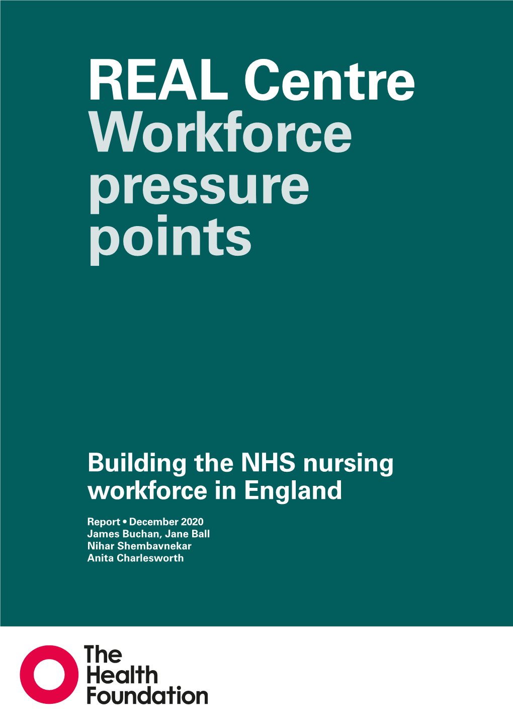 REAL Centre Workforce Pressure Points