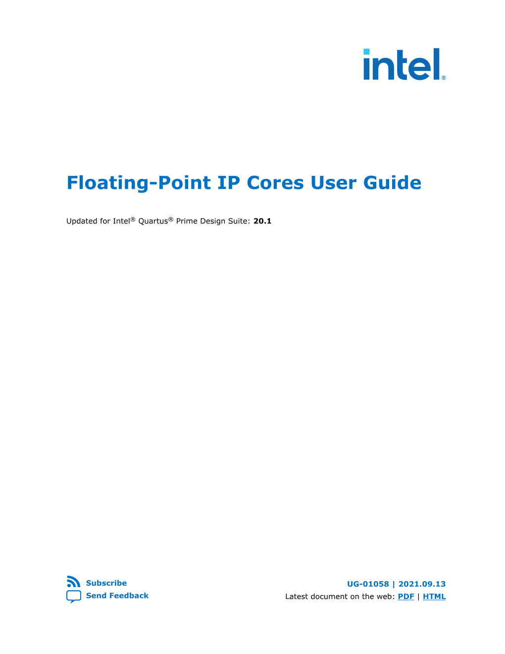 Floating-Point IP Cores User Guide