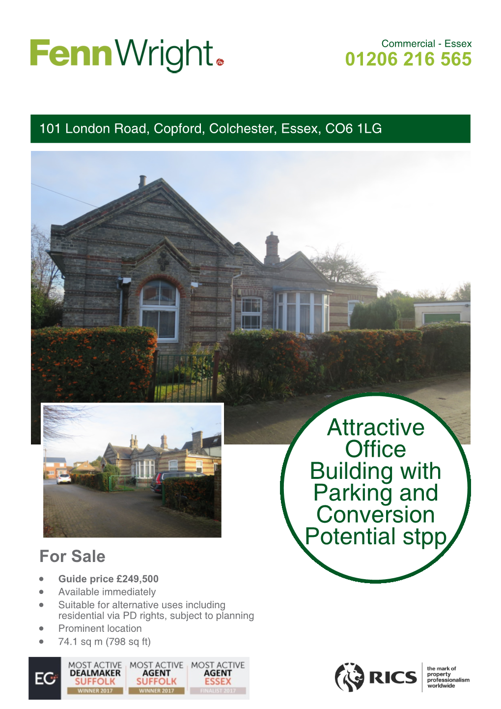 Attractive Office Building with Parking and Conversion Potential Stpp
