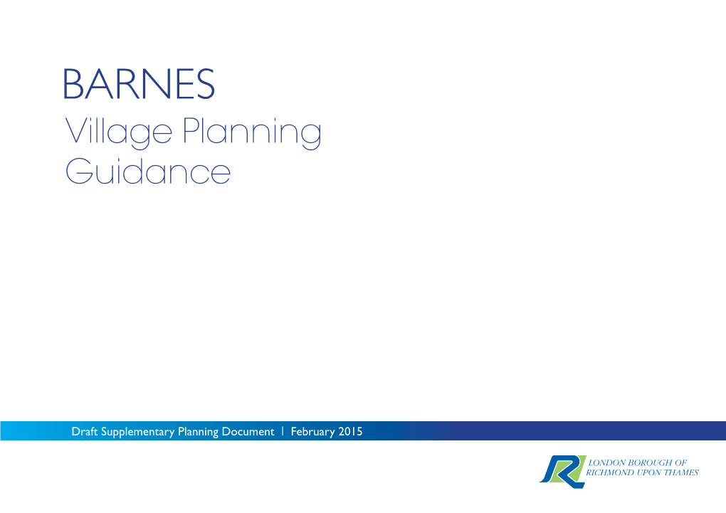 Draft Barnes Supplementary Planning Document