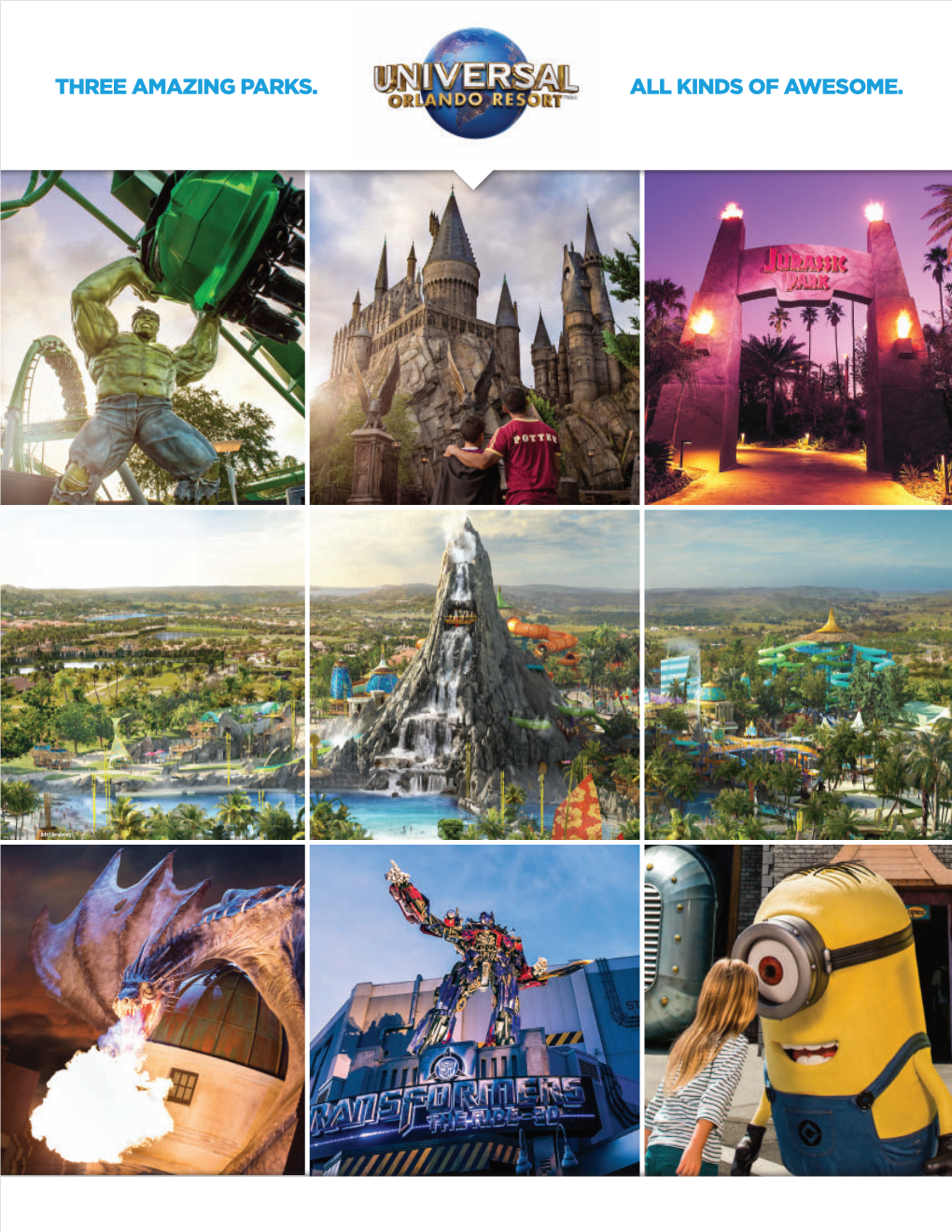 Universal Travel Agent Destination Brochure