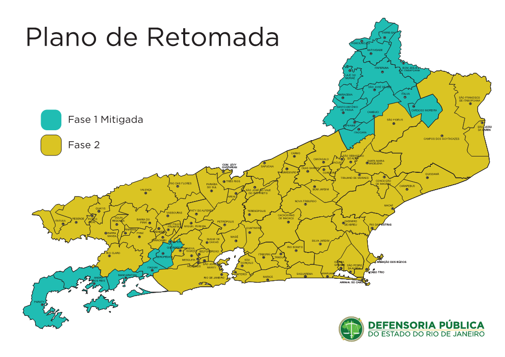 Mapa Plano De Retomada Regioes AGO21