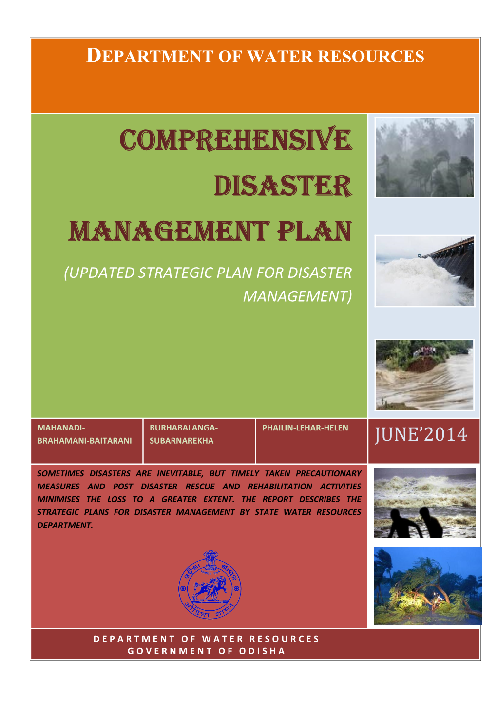 Comprehensive Disaster Management Plan June’ 2014