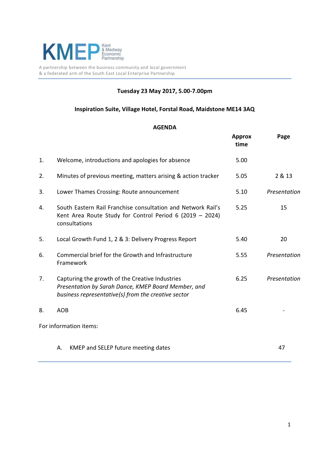 KMEP Board Papers 230517