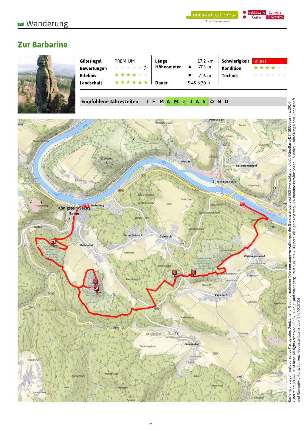 Wanderung Zur Barbarine