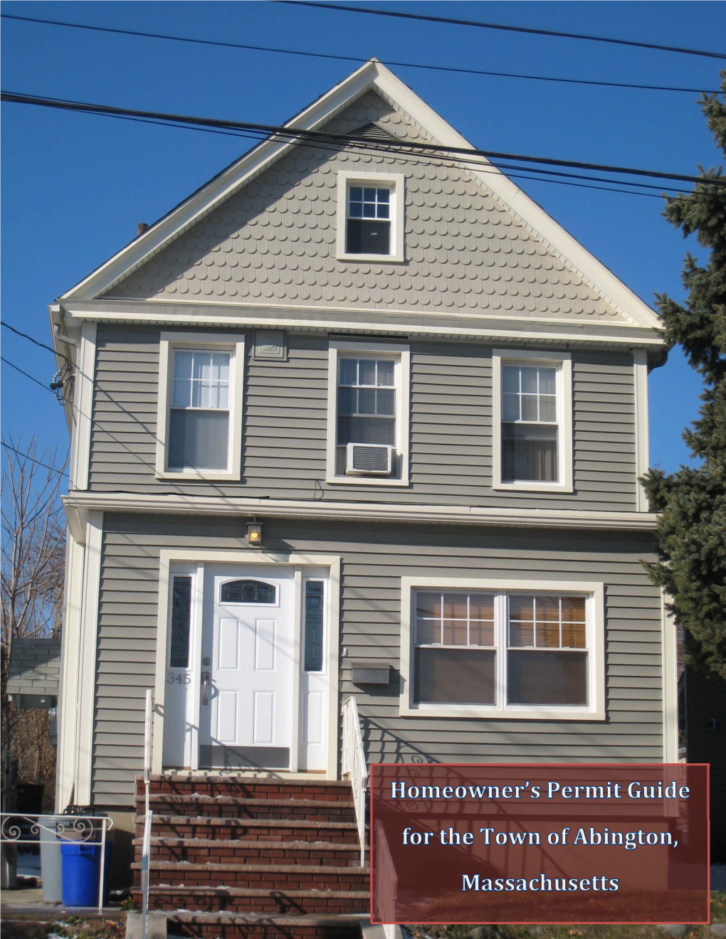 Homeowner's Permit Guide for the Town of Abington, Massachusetts