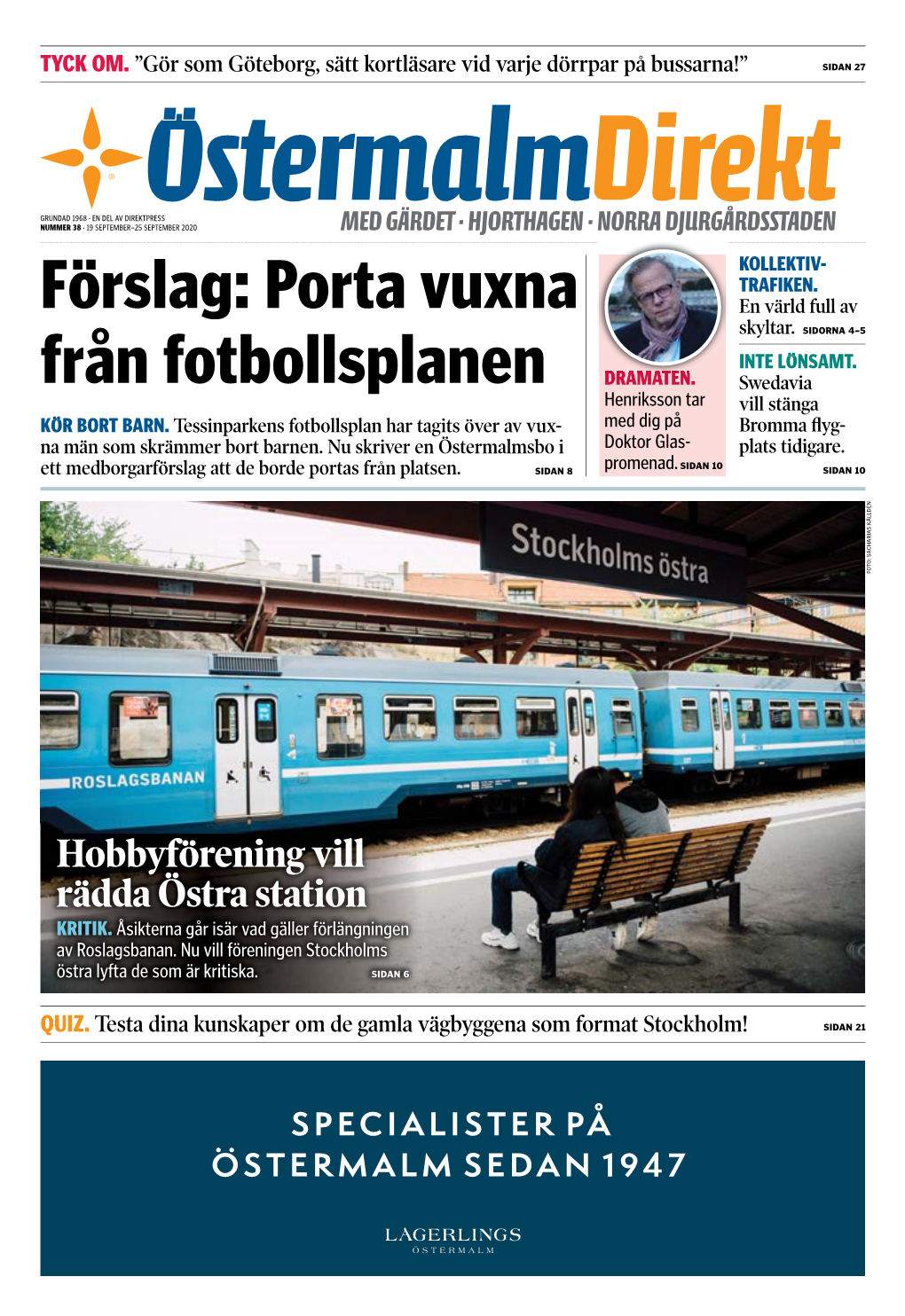 Porta Vuxna Från Fotbollsplanen