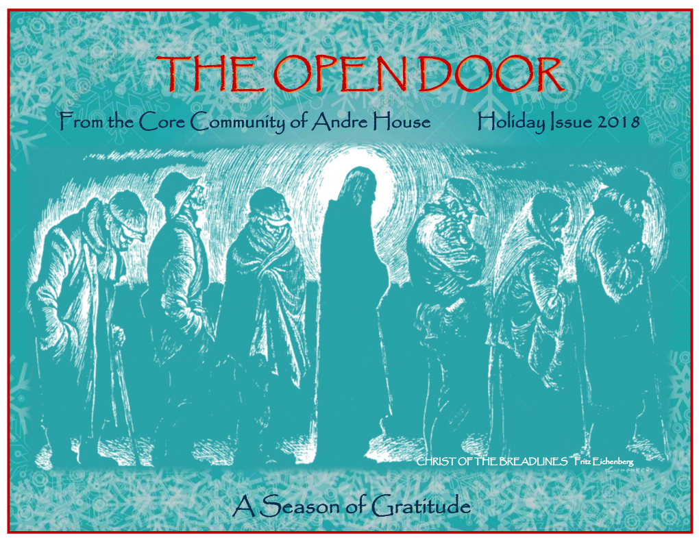 THE OPEN DOOR from the Core Community of Andre House Holiday Issue 2018