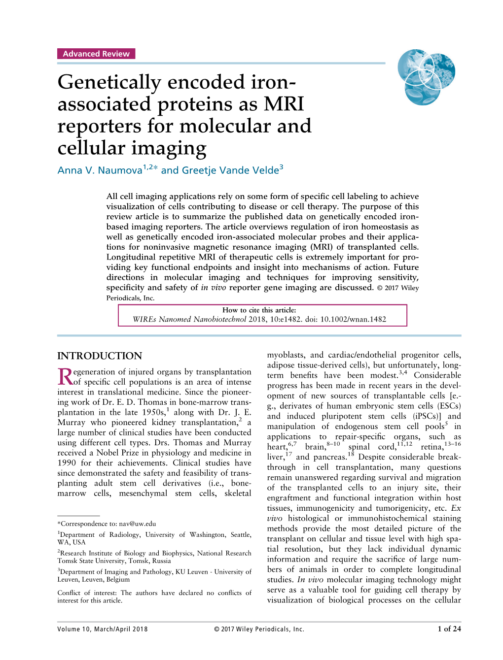 Genetically Encoded Iron-Associated Proteins As MRI Reporters For