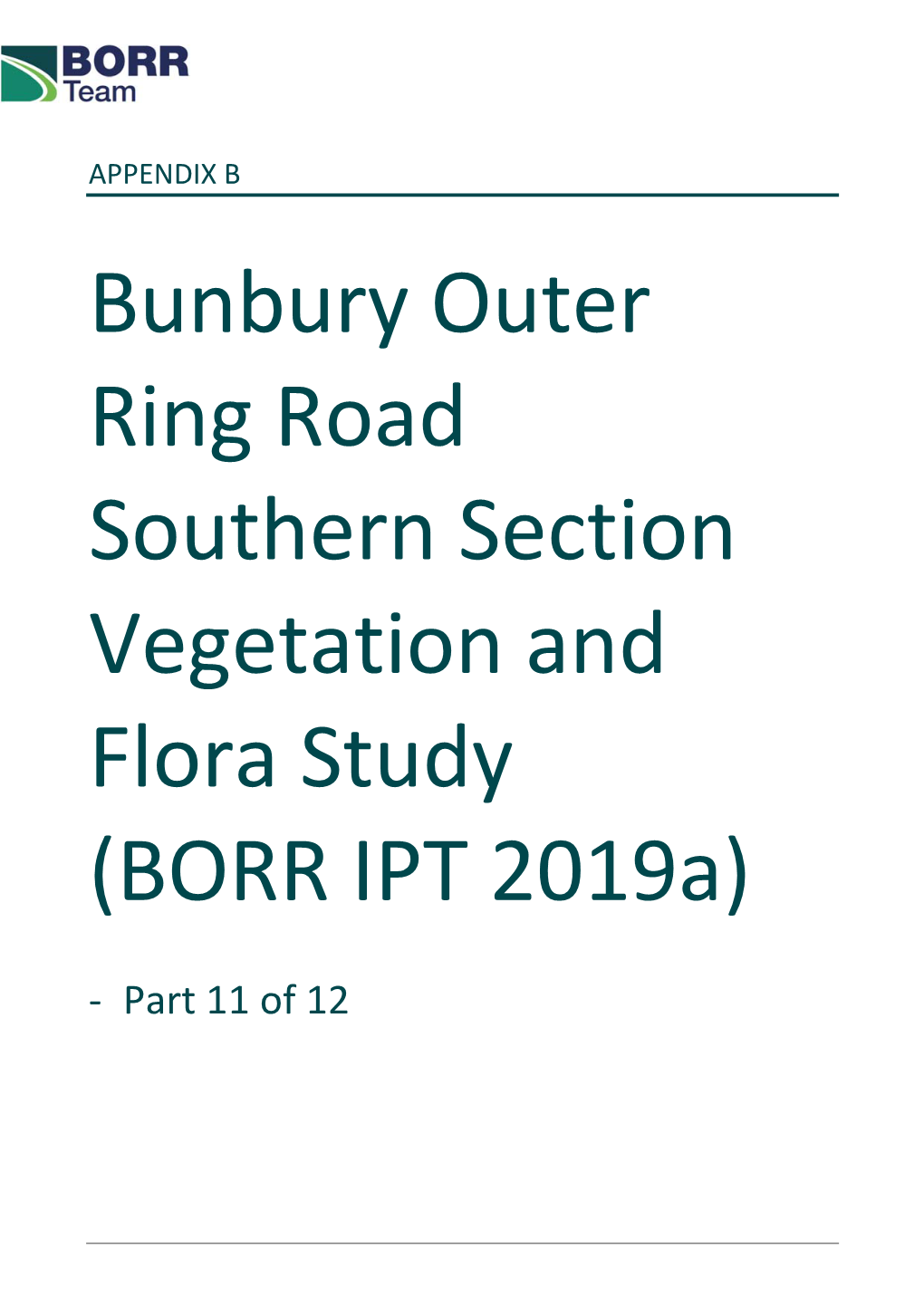 BORR South Flora FINAL Report Part11.Pdf