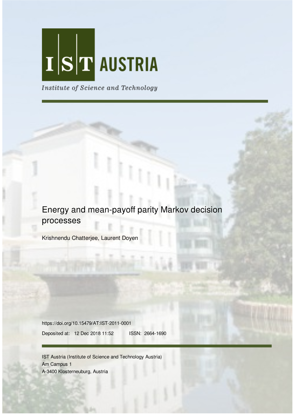 Energy and Mean-Payoff Parity Markov Decision Processes