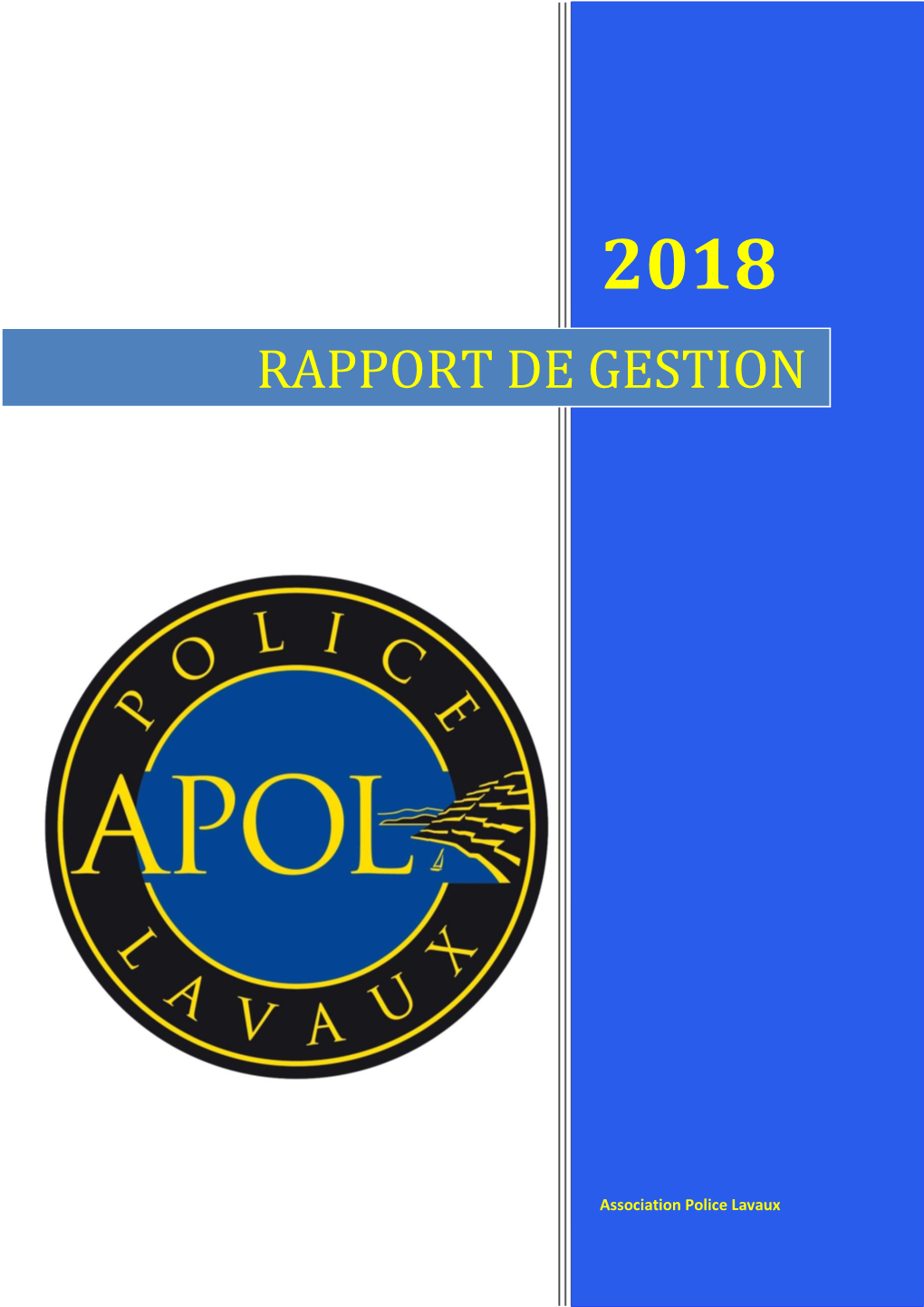 Rapport De Gestion