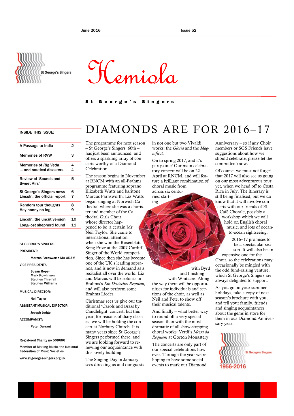 Diamonds Are for 2016–17