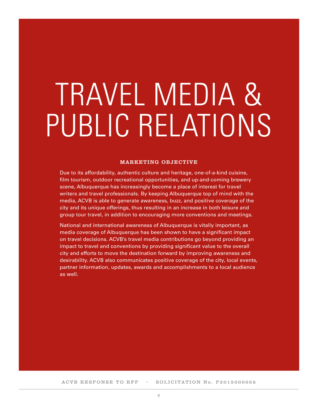 Travel Media & Public Relations