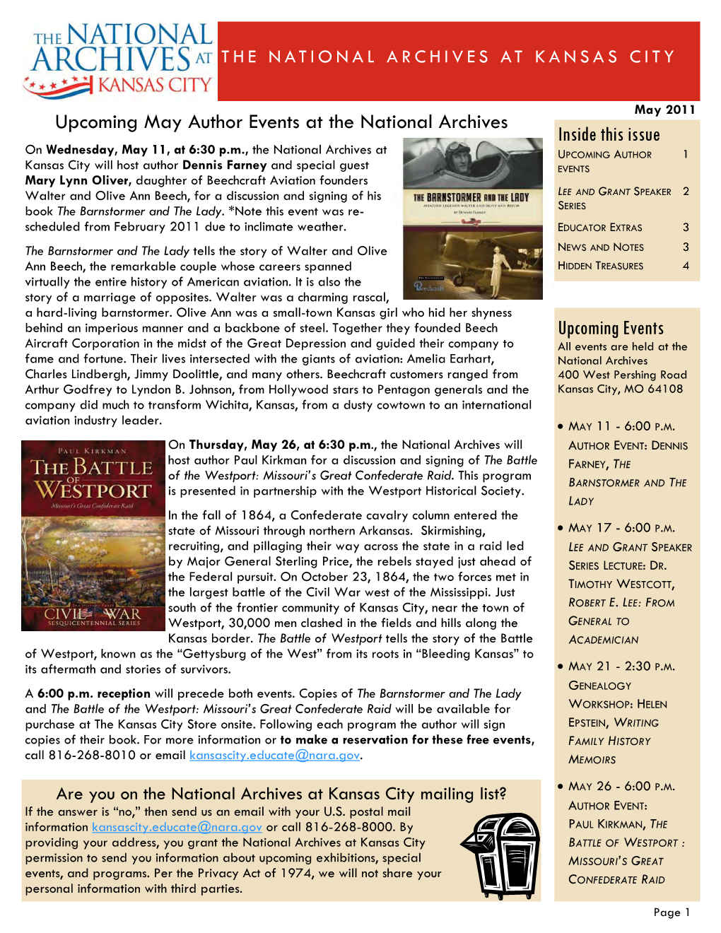 National Archives News May 2011