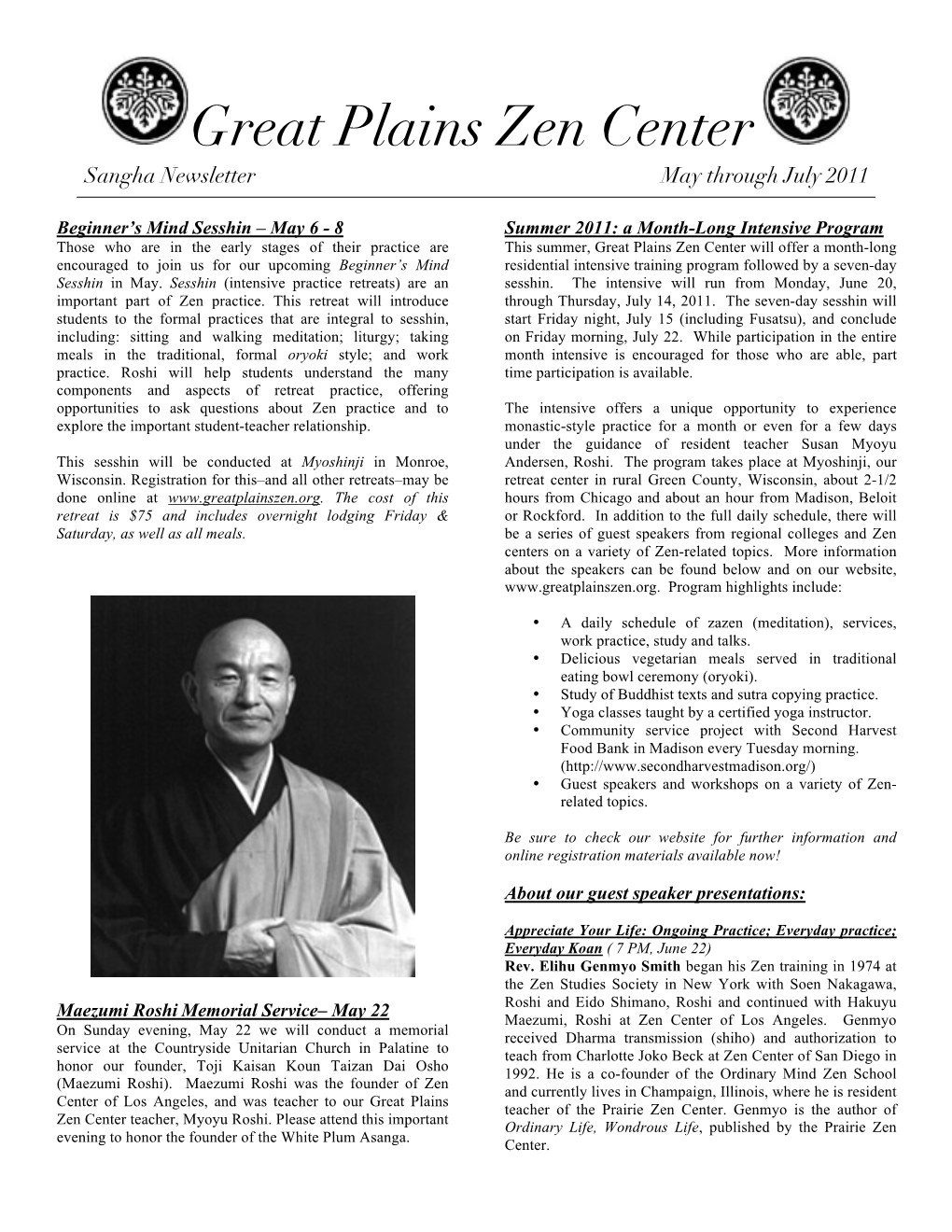 GPZC May 2011 Newsletter.V430