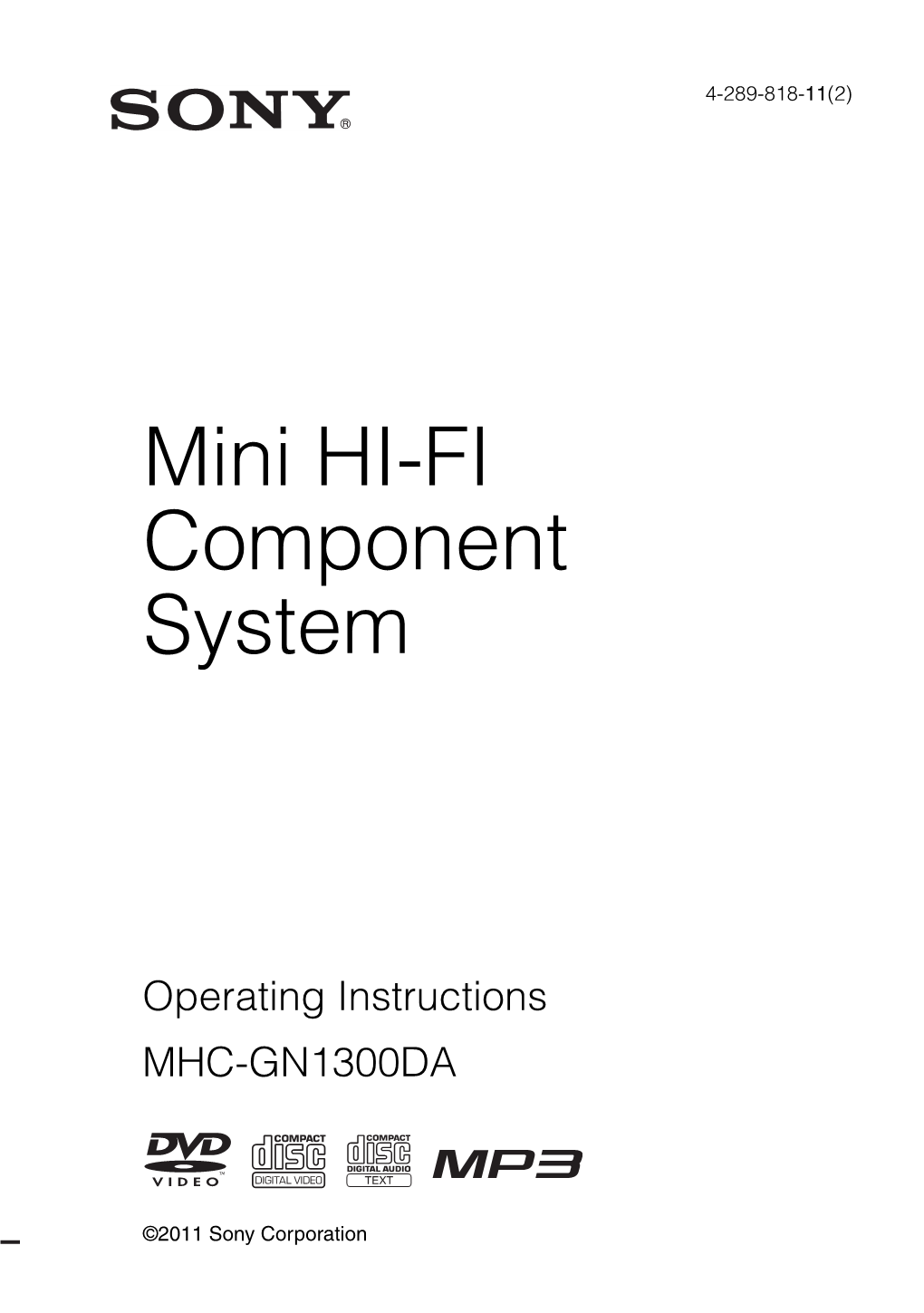 Mini HI-FI Component System